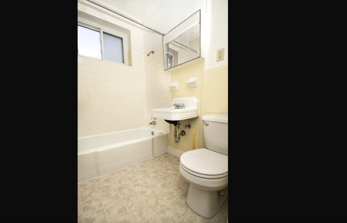 Updated bathroom finishes