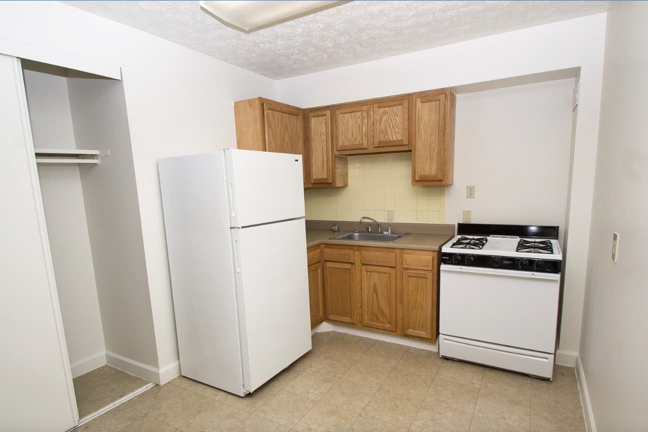 Kitchen with dining space